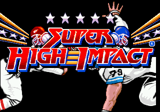 Заставка игры Super High Impact